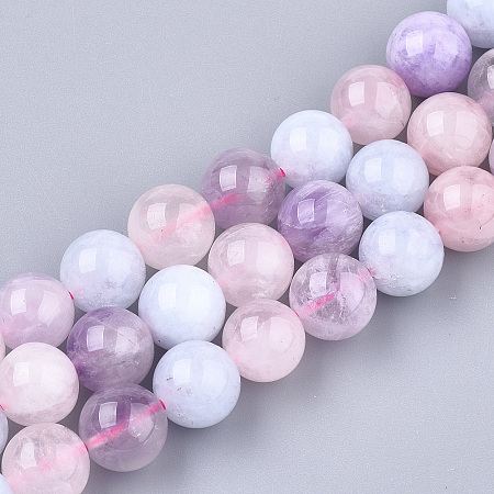 Natural Morganite Beads Strands, Round, Mixed Color, 6mm, Hole: 1mm, about 63~64pcs/strand, 14.9 inch~15.1 inch