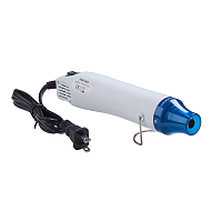 Honeyhandy 120V Mini Heat Gun, Dual Modes Temperature Adjustable Electric Heat Gun, for DIY Shrink Wrap Drying Paint Embossing, Type A Plug(US Plug), White, 225x43.5x46.5mm