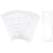 NBEADS 200 Pcs Shrink Wrap Bags, 9.8x3 Inch PVC Clear Heat Shrink Wraps Rectangle Shrink Film Bags Small items Treat Bags for Candles Soaps Jars Gifts Small Cosmetic Bottle