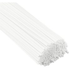 BENECREAT 120PCS Diffuser Sticks 10" x3mm Natural Rattan Fibre Sticks Essential Oil Aroma Diffuser Sticks Fibre Diffuser Replacement for Aroma Fragrance, White