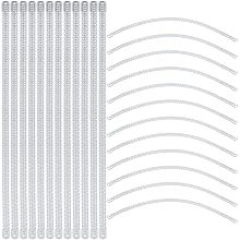 BENECREAT 24Pcs 8inch Spiral Metal Corset Boning Steel, Stainless Steel Spiral Corset Boning Stays Spiral Steel Boning Modeling Sticks for Corsets, Costumes Sewing, 1/4" Width