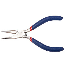 PandaHall Elite 1 Set Size 130x53mm Blue Jewelry Pliers 316 Stainless Steel Short Chain Flat Nose Wire Cutter Pliers