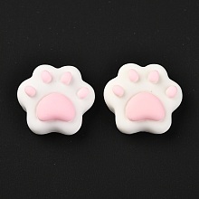 Honeyhandy Resin Cabochons, for DIY Mobile Phone Case Decoration, Claw, White, 17.5x19x7.5mm