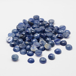 Honeyhandy Dome Natural Kyanite/Cyanite/Disthene Cabochons, 6x3mm