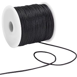 1 Roll Nylon Beading Thread Knotting Cord 0.6mm 50 Yards Satin