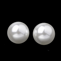 Honeyhandy Eco-Friendly Glass Pearl Beads, High Luster, Grade A, No Hole/Undrilled Round, White, 4mm