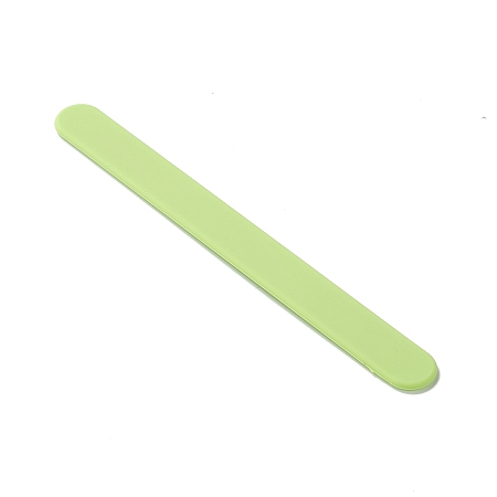 Honeyhandy Reusable Silicone Sticks, Steel inside, for UV Resin & Epoxy Resin Craft Making, Green Yellow, 145x15x2.5mm