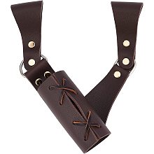 GORGECRAFT Renaissance Leather Sword Holster Right Hand Sword Sheath Belt Medieval Sword Frog Holster Sword Holder for Dagger Knight Pirate Cosplay Costume Full Grain Leather, Coconut Brown