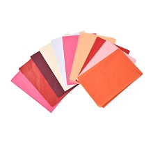 Honeyhandy Colorful Tissue Paper, Gift Wrapping Paper, Rectangle, Mixed Color, 210x140mm, 100pcs/bag