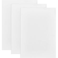 BENECREAT 3Pcs 11.8x8.3inch White Ceramic Fiber Rectangle Paper, Microwave Kiln Papers for DIY Fusing Glass Jewelry Ceramic Crafts, 2mm Thick