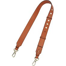 WADORN Genuine Leather Purse Shoulder Strap, 43.3 Inch Adjustable Crossbody Bag Strap Replacement Wide Handbag Strap 1.4 Inch Clutch Tote Bag Accessories for Wallet Messenger Bag, Brown