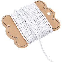 arricraft 10.9 Yards Waxed Cotton Thread Cord, 2mm Bracelet Thread Beading String Chinese Knotting Cord String for Jewelry Making and Macrame Supplies - White