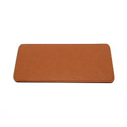 PandaHall Elite Rectangle Felt Bag Bottom, for Knitting Bag, Women Bags Handmade DIY Accessories, Sienna, 13.1x30.5x0.6cm