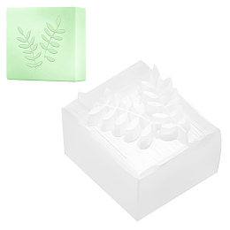 CRASPIRE Soap Mould Stamp Resin Leaf Handmade Gift Soap Chapter Handmade Stamping Mould Imprint Stamp for DIY Handmade Soap Supplies Craft Art Gift