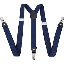 GORGECRAFT Y Shaped Suspenders Clothing Accessories Wedding Sets Adjustable Brace Polyester Elastic