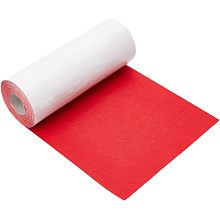 BENECREAT 13 Feet Red Self Adhesive Felt Fabric 10 x 157 Inch Large Felt Fabric Roll Shelf Liner for DIY Costume Making Jewelry Box Drawer Liner Vehicle Decals