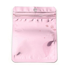 Honeyhandy Plastic Packaging Yinyang Zip Lock Bags, Top Self Seal Pouches, Rectangle, Pink, 11.9x8.9x0.24cm