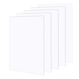 BENECREAT PVC Foam Boards, for Presentations, School, Office & Art Projects, Rectangle, White, 400x300x1mm