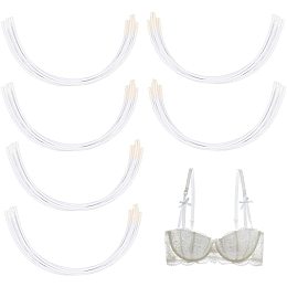 BENECREAT 48 Pairs Stainless Steel Bra Underwire, Replacements Underwire Repair, Sturdy Metal Bra Wire Repair for Bra Shaping