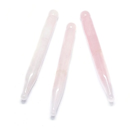 ARRICRAFT Natural Rose Quartz Massage Sticks, Massage Wand, Massage Tools, Stick, 117x12mm