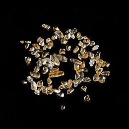 Honeyhandy Natural Citrine Chip Beads, No Hole/Undrilled, 2~12x2~10x1~3mm