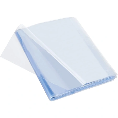 PandaHall Elite 100pcs PVC Shrink Wrap Bags, 9.8x7.1 Inch Shrinkable Wrapping Packaging Bags Clear Heat Seal Shrink Bags for Soap Cards Candles Bath Handmade Bottles Jars Small Gifts