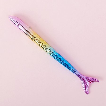 Plastic Diamond Painting Point Drill Pen, Mermaid Tail, Diamond Painting Tools, Pearl Pink, 170mm