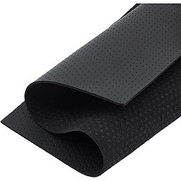 OLYCRAFT 2 Sheets 12×12inch Black Tooling Leather Square Genuine Perforated Leather Sheet Cowhide Leather Fabric Leather Sheet for DIY Crafts Tooling Sewing Wallet Workshop Crafting Leather