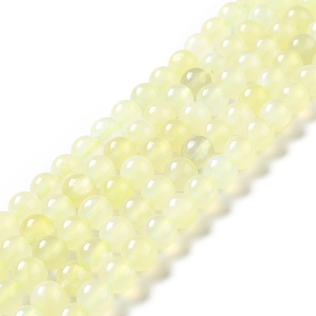 Natural New Jade Beads Strands, Grade A, Round, 8~8.5mm, Hole: 1.2mm, about 45~47pcs/strand, 14.76~15.08 inch(37.5~38.3cm)
