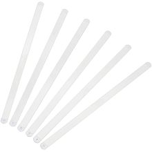 BENECREAT 6Pcs 9.8inch White Nylon Covered Manganese Steel Corset Boning, 1/2" Width Metal Boning for Sewing Costumes Underwear Dresses Corset Making Supplies