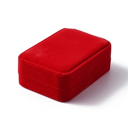 Arricraft Velvet Pendant Box, for Pendant Necklace Gift Storage, Rectangle, Red, 10.1x7x3.5cm