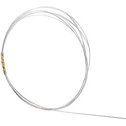 PandaHall Elite 6.5ft 925 Sterling Silver Wire Metallic Cord Coil Wire Bendable Metal Craft Wire for Making Dolls Skeleton DIY Crafts, 0.3mm