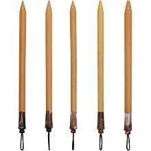 CHGCRAFT 5Pcs Comic Dip Pen Set Vintage Bamboo School Supplies Natural Bamboo Nib Handcrafted Manga Calligraphy Drawing Painting Kit for Lettering Sketching Art Calligraphy