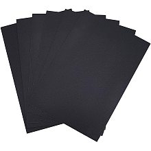 PandaHall Elite 6 pcs 12 x 8 Inch Plastic Rectangle Handbag Base Shaper for Hand Bag Tote Purse Handbag Bottom, Black