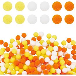 PandaHall Elite 1800 Pieces 10mm Pompom Balls Colorful Crafts Balls Small Fluffy Pom Poms for DIY Arts Crafts Garland Project Hobby Supplies Party Holiday Wedding Classroom Home Decorations