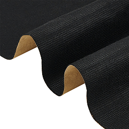 Self-adhesive Cloth, for DIY Craft Material, Cloth Book Material Wall Decoration, Black, 400x400x0.3mm