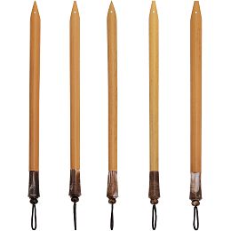 CHGCRAFT 5Pcs Comic Dip Pen Set Vintage Bamboo School Supplies Natural Bamboo Nib Handcrafted Manga Calligraphy Drawing Painting Kit for Lettering Sketching Art Calligraphy