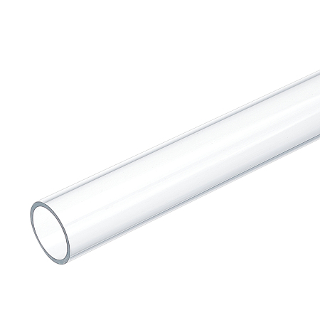 OLYCRAFT Round Transparent Acrylic Tube, for Crafts, Clear, 305x25mm, Inner Diameter: 20.3mm