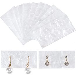 10pcs Acrylic Earring Jewelry Display Cards Earring Organizer Cards Stud Earring Display Stand Board Holder for Jewelry Display Retail Photography 1.1 x 2.3 x 0.1 Inches