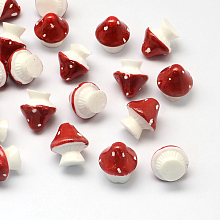 Honeyhandy Limo Resin Cabochons, Imitation Food, Dark Red, 16x14.5mm