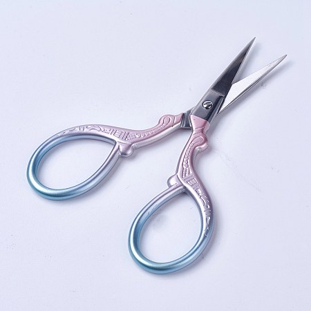 ARRICRAFT Stainless Steel Scissors, Embroidery Scissors, Sewing Scissors, Pink, 9.4x4.75x0.5cm