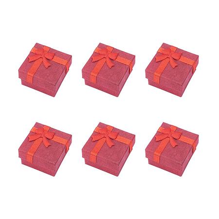 ARRICRAFT 6 Pcs Cardboard Jewelry Gifts Boxes for Rings, Earrings, Watches, Necklaces, Bracelet, Gift Packaging Box 1.6x1.6x1 Inches