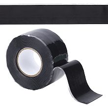 GORGECRAFT Self Fusing Silicone Tape Bike Handlebar Tapes Non-Slip and Wear-Resistant Bicycle Sealing Grips Accessories Bar Wrap for Road Bike Electrical Wires 10 Feet 1 Inch(Black)