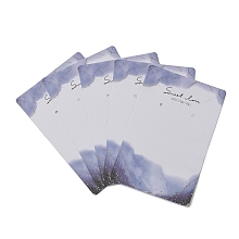 Honeyhandy Coated Paper Bracelet Display Cards, Rectangle, Other Pattern, 9.1x6x0.04cm