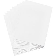 PandaHall Elite 10pcs Ceramic Fiber Paper, 11.8x7.8x0.1 Inch Microwave Kiln Paper Rectangle High Temperature Insulation Gasket Paper Sheet for Glass Fusing DIY Crafts Supplies Stove Furnace Fireplace