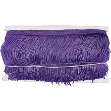 Pandahall Elite 50 Yards Fringe Tassel Trim, 4 Inch Wide Lace Trim Ribbon Fringe Trim Lace Sewing Fringe Trim for Clothes Accessories Latin Wedding Dress DIY Lamp Shade Decoration