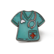 Honeyhandy Medical Theme Enamel Pins, Gunmetal Alloy Badge for Women, Clothes, 19x20.5x1.4mm