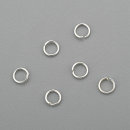 Honeyhandy 304 Stainless Steel Jump Rings, Open Jump Rings, Silver, 24 Gauge, 3.5x0.5mm, Inner Diameter: 2.5mm