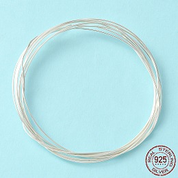 Half Hard 925 Sterling Silver Wire, Round, Silver, (20 Gauge)0.80mm