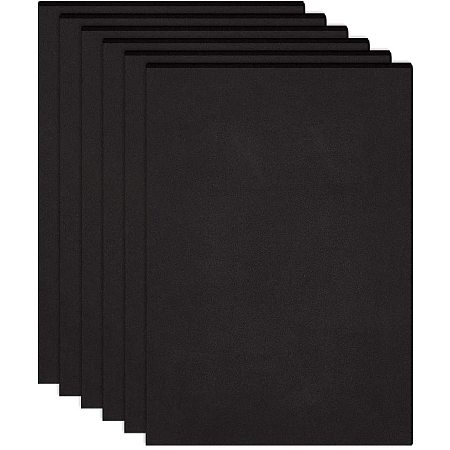 BENECREAT 10PCS 3mm Black Self-Adhesive Rubber Sheet A4 Size Rubber Insulation Foam for Vase, Containers and Furniture Protection